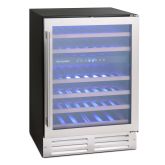 Montpellier WC46X Wine Cooler 600Mm Wide In Stainless Steel